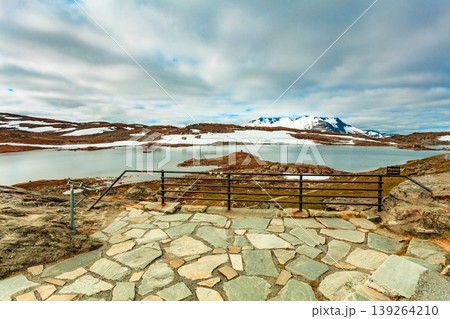 Mountains landscape. Norwegian route Sognefjellet Mountains landscape. Norwegian route Sognefjellet 139264210