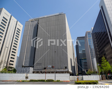 環境省新庁舎の改修工事現場(旧日本郵政本社ビル) 環境省新庁舎の改修工事現場(旧日本郵政本社ビル) 139264260