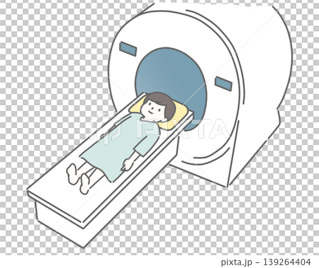 男性患者接受MRI/CT掃描 男性患者接受MRI/CT掃描 139264404