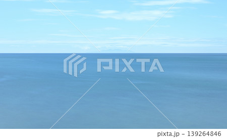 長時間露光で滑らかに表現した海と空 稲村ケ崎から望む伊豆大島のミニマル風景 長時間露光で滑らかに表現した海と空 稲村ケ崎から望む伊豆大島のミニマル風景 139264846