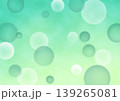 丸い緑のぽわぽわ背景壁紙 139265081