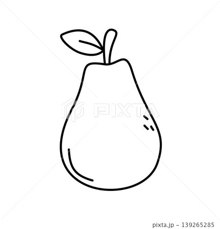 pear outline pear outline 139265285