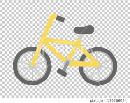 黄色の自転車 イラスト 黄色の自転車 イラスト 139266034