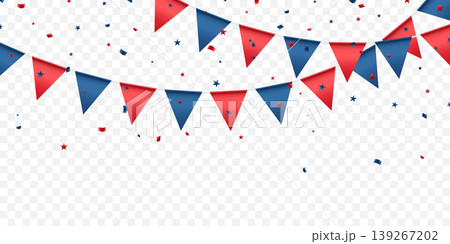 Colorful party flags background vector illustration for celebration. Colorful party flags background vector illustration for celebration. 139267202
