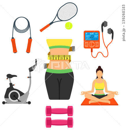 Healthy Lifestyle and Fitness Concept Healthy Lifestyle and Fitness Concept 139268183
