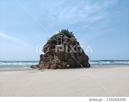 パワースポット 稲佐の浜 晴天の昼景 パワースポット 稲佐の浜 晴天の昼景 139268206