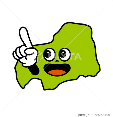 シンプルな日本の広島県のキャラクター 139268496