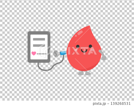 血圧測定のイラスト5 139268531
