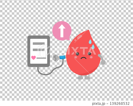 血圧測定のイラスト4 139268532