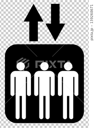 Simple elevator icon vector Simple elevator icon vector 139268671
