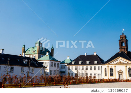 Fredensborg Palace in Denmark. Danish Royal Family's spring and autumn residence Fredensborg Palace in Denmark. Danish Royal Family's spring and autumn residence 139269027
