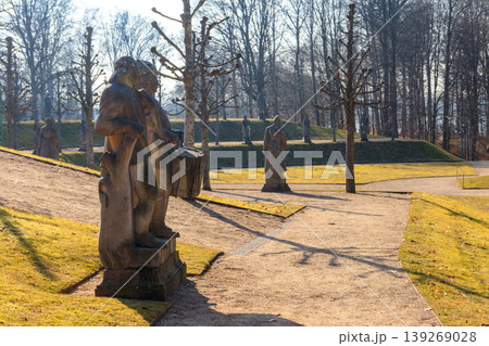 Valley of the Norsemen at the palace gardens of Fredensborg palace in Denmark Valley of the Norsemen at the palace gardens of Fredensborg palace in Denmark 139269028