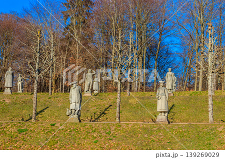 Valley of the Norsemen at the palace gardens of Fredensborg palace in Denmark Valley of the Norsemen at the palace gardens of Fredensborg palace in Denmark 139269029