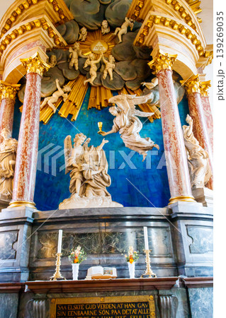 Interior of Church of Our Saviour in Copenhagen, Denmark 139269035