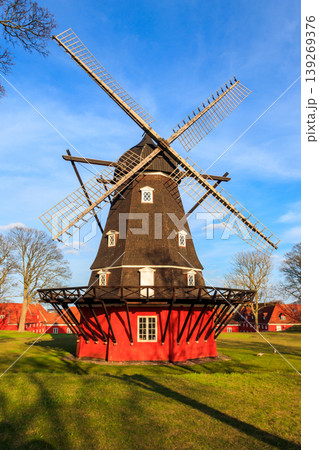 Windmill of Kastellet citadel in Copenhagen, Denmark 139269376