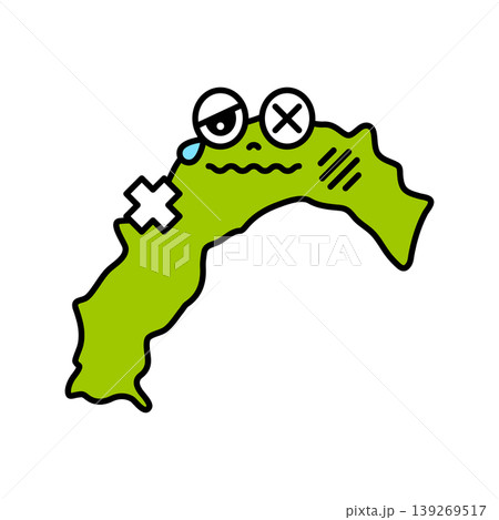 シンプルな日本の高知県のキャラクター シンプルな日本の高知県のキャラクター 139269517