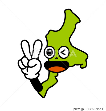 シンプルな日本の三重県のキャラクター シンプルな日本の三重県のキャラクター 139269541