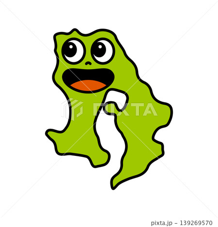 シンプルな日本の鹿児島県のキャラクター 139269570
