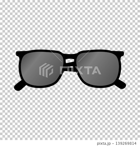 Black sunglasses illustration Black sunglasses illustration 139269814