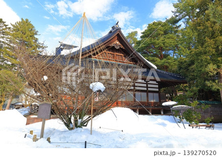 【石川県】白銀の尾山神社の本殿 139270520