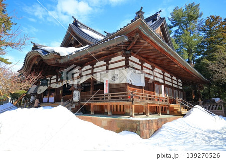【石川県】白銀の尾山神社の本殿 139270526