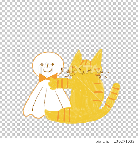 雨の日の挿絵として使える てるてる坊主を抱きしめる猫 かわいい 梅雨素材 雨の日の挿絵として使える てるてる坊主を抱きしめる猫 かわいい 梅雨素材 139271035