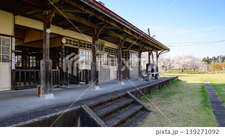 日中線記念館 熱塩駅プラットホーム 福島県 日中線記念館 熱塩駅プラットホーム 福島県 139271092