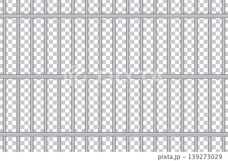 Illustration of a silver prison cell Illustration of a silver prison cell 139273029