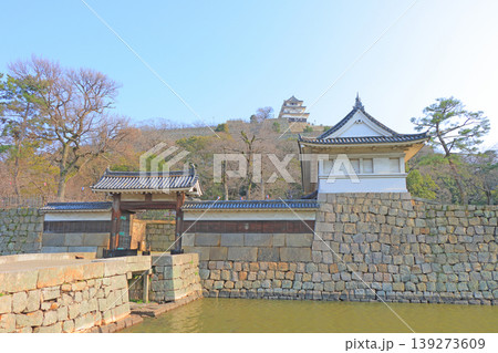 香川県丸亀市、丸亀城の風景 139273609