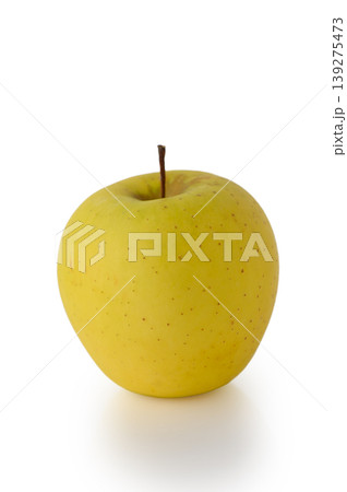 Fresh Yellow Green Apple Isolated on White Background Fresh Yellow Green Apple Isolated on White Background 139275473