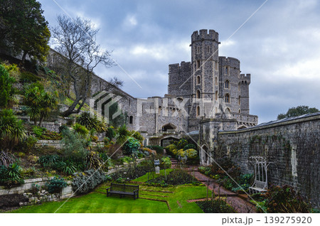 Windsor Castle gardens Berkshire United Kingdom landscape. Windsor Castle gardens Berkshire United Kingdom landscape. 139275920
