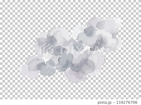 Watercolor-style smoke illustration Watercolor-style smoke illustration 139276706