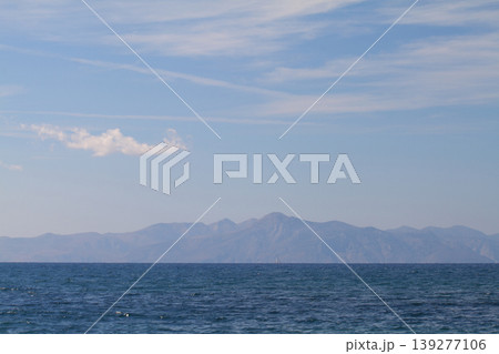 Seaside town of Turgutreis and spectacular sunsets Seaside town of Turgutreis and spectacular sunsets 139277106