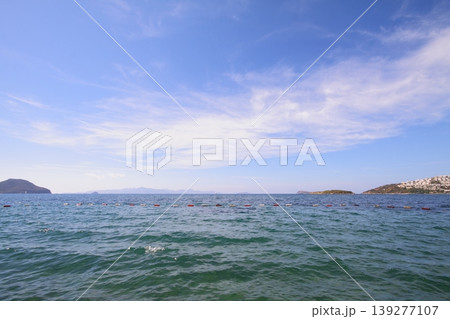 Seaside town of Turgutreis and spectacular sunsets Seaside town of Turgutreis and spectacular sunsets 139277107
