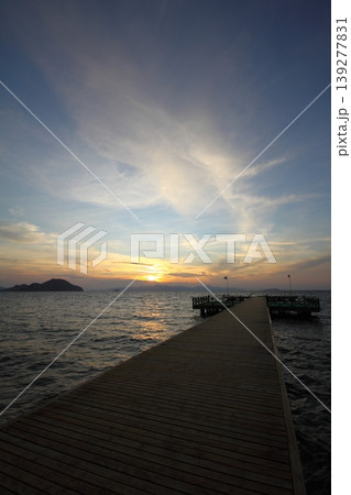 Seaside town of Turgutreis and spectacular sunsets Seaside town of Turgutreis and spectacular sunsets 139277831