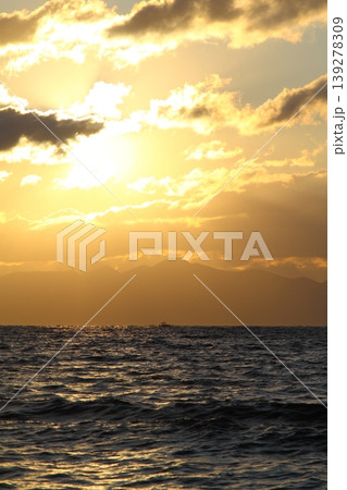 Seaside town of Turgutreis and spectacular sunsets Seaside town of Turgutreis and spectacular sunsets 139278309