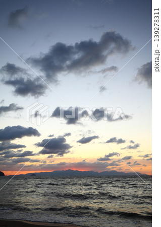 Seaside town of Turgutreis and spectacular sunsets 139278311