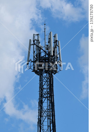 通信イメージ（電波塔:基地局） 139278780