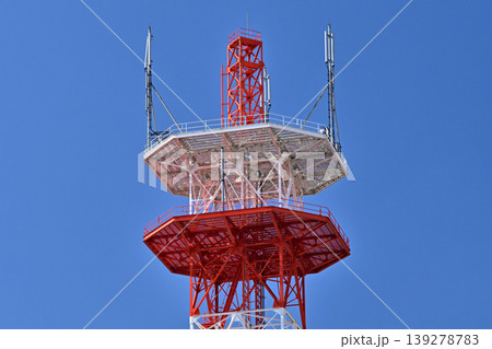 通信イメージ（電波塔:基地局） 139278783
