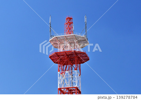 通信イメージ（電波塔:基地局） 139278784