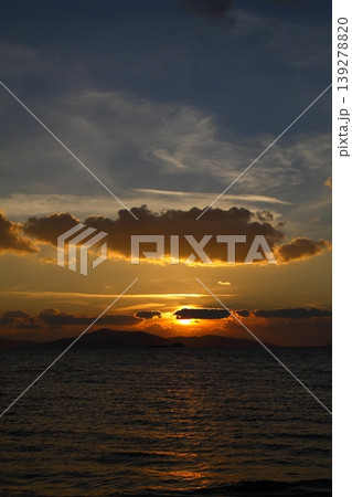 Seaside town of Turgutreis and spectacular sunsets Seaside town of Turgutreis and spectacular sunsets 139278820