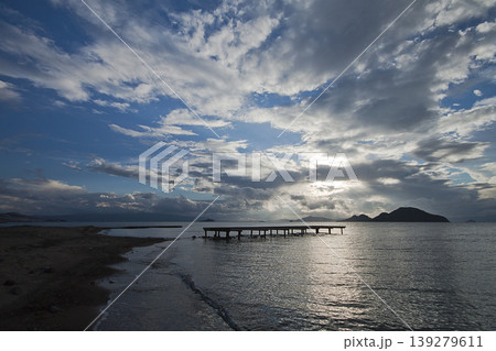 Seaside town of Turgutreis and spectacular sunsets 139279611