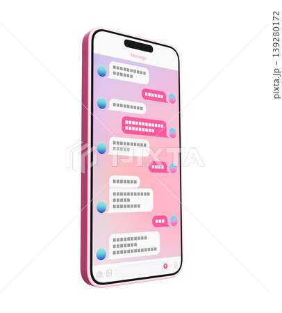 ピンクのスマホ画面 ピンクのスマホ画面 139280172