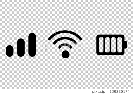 電波とバッテリー表示 139280174