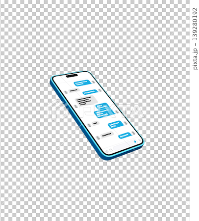 スマートフォン メッセージ画面 139280192