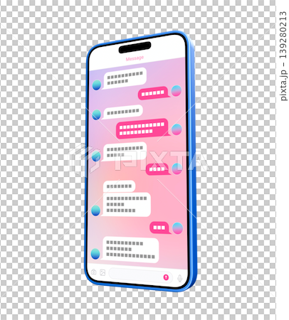 Message app screen 139280213
