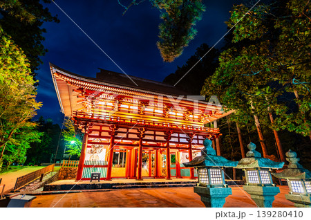 高野山 壇上伽藍の夜景 中門 高野山 壇上伽藍の夜景 中門 139280410