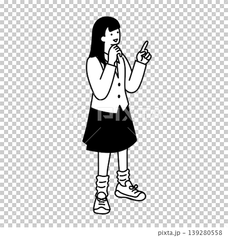 A student with a smiling face in a simple isometric composition. A student with a smiling face in a simple isometric composition. 139280558
