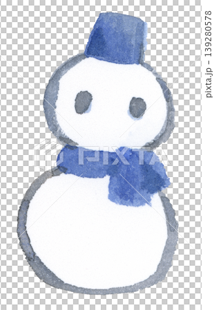 Snowman watercolor illustration Snowman watercolor illustration 139280578
