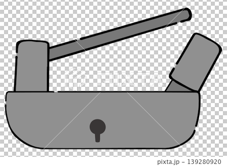 Japanese-style lock (analog) 139280920
